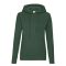 Fruit of the Loom 62038 női kapucnis pulóver BOTTLE GREEN S-XXL