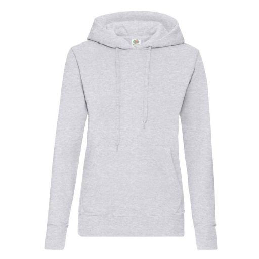 Fruit of the Loom 62038 női kapucnis pulóver HEATHER GREY XS-XXL