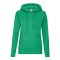 Fruit of the Loom 62038 női kapucnis pulóver KELLY GREEN XS-XXL
