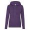 Fruit of the Loom 62038 női kapucnis pulóver PURPLE S, M, XL  kifutó