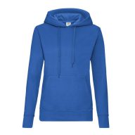   Fruit of the Loom 62038 női kapucnis pulóver ROYAL BLUE S-XXL