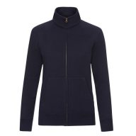   Fruit of the Loom 62116 női cipzáros pulóver DEEP NAVY S-XXL