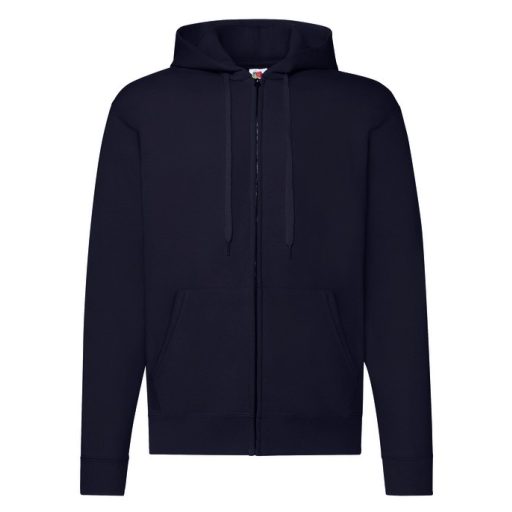 Fruit of the Loom 62062 cipzáros, kapucnis pulóver DEEP NAVY S-XXL