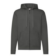   Fruit of the Loom 62062 cipzáros, kapucnis pulóver LIGHT GRAPHITE S-XXL