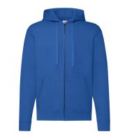   Fruit of the Loom 62062 cipzáros, kapucnis pulóver ROYAL BLUE S-XXL
