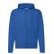 Fruit of the Loom 62062 cipzáros, kapucnis pulóver ROYAL BLUE S-XXL
