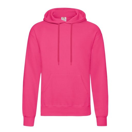 Fruit of the Loom 62208 kapucnis pulóver FUKSZIA S-XXL