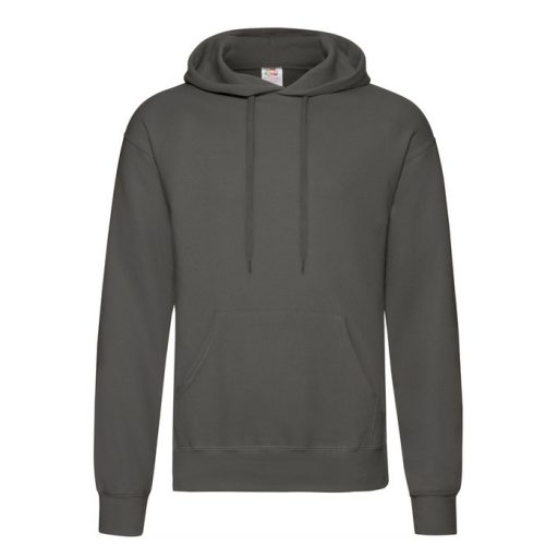 Fruit of the Loom 62208 kapucnis pulóver LIGHT GRAPHIT S-XXL