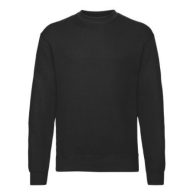 Fruit of the Loom 62202 kereknyakú pulóver FEKETE S-XXL