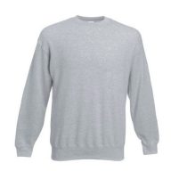   Fruit of the Loom 62202 kereknyakú pulóver HEATHER GREY S-XXL