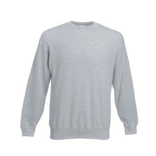 Fruit of the Loom 62202 kereknyakú pulóver HEATHER GREY S-XXL