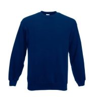 Fruit of the Loom 62202 kereknyakú pulóver NAVY S-XXL