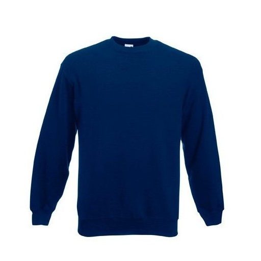 Fruit of the Loom 62202 kereknyakú pulóver NAVY S-XXL