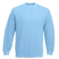 Fruit of the Loom 62202 kereknyakú pulóver SKY BLUE S-XXL