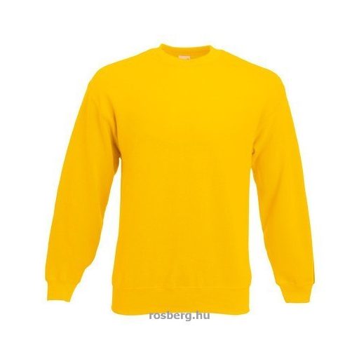 Fruit of the Loom 62202 kereknyakú pulóver SUNFLOWER S-XXL