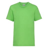   Fruit of the Loom 61033 KIDS Valueweight gyerek póló LIME 104-164 méretek