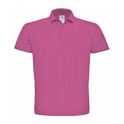 B&C ID.001 galléros póló FUKSZIA S-XXL méretek