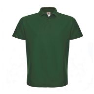 B&C ID.001 galléros póló BOTTLE GREEN 3XL, 4XL méretek 