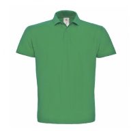 B&C ID.001 galléros póló KELLY GREEN 3XL, 4XL méretek