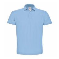 B&C ID.001 galléros póló LIGHT BLUE 3XL, 4XL méretek