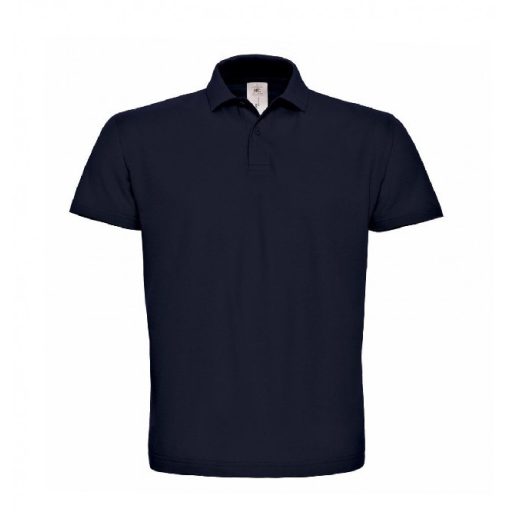 B&C ID.001 galléros póló NAVY 3XL, 4XL méretek