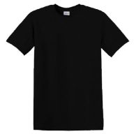 GILDAN 5000 HEAVY T póló FEKETE S-XXL 