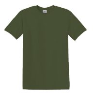 GILDAN 5000 HEAVY T póló MILITARY GREEN S-XXL 