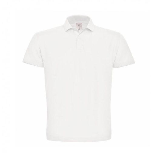 B&C ID.001 galléros póló FEHÉR XS-XXL méretek
