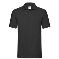 Fruit of the Loom 63218 PREMIUM galléros póló BLACK S-XXL