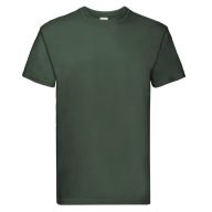   Fruit of the Loom 61044 SUPER PREMIUM T póló BOTTLE GREEN S-XXL méretek 205g/m2