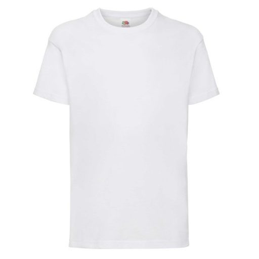 Fruit of the Loom 61033 KIDS Valueweight gyerek póló FEHÉR 92-164 méretek