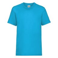   Fruit of the Loom 61033 KIDS Valueweight gyerek póló AZURE BLUE 104-164 méretek