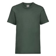   Fruit of the Loom 61033 KIDS Valueweight gyerek póló BOTTLE GREEN 104-164 méretek