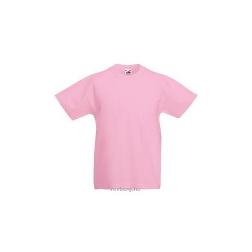 Fruit of the Loom 61033 KIDS Valueweight gyerek póló LIGHT PINK 92-98 méretek