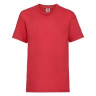   Fruit of the Loom 61033 KIDS Valueweight gyerek póló RED 92-164 méretek