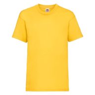   Fruit of the Loom 61033 KIDS Valueweight gyerek póló SUNFLOWER 92-164 méretek