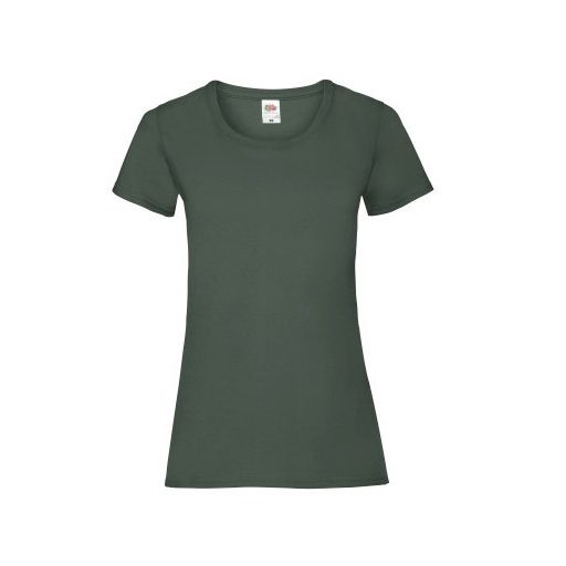 Fruit of the Loom 61372 LADY FIT Valueweight női póló BOTTLE GREEN XS-XXL méretek
