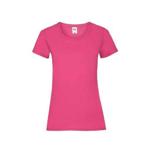Fruit of the Loom 61372 LADY FIT Valueweight női póló FUCHSIA XS-XXL méretek