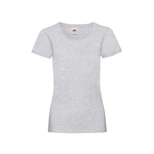 Fruit of the Loom 61372 LADY FIT Valueweight női póló HEATHER GREY XS-XXL méretek