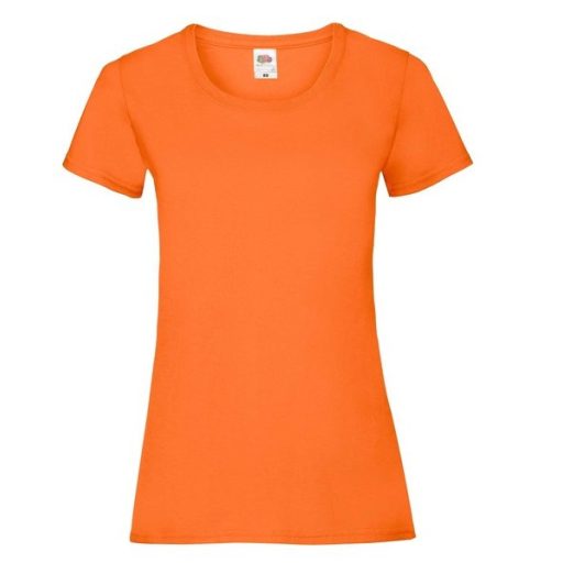 Fruit of the Loom 61372 LADY FIT Valueweight női póló ORANGE XS-XXL méretek