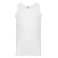   Fruit of the Loom 61098 Athletic Valueweight Vest atléta FEHÉR S-XXL méretek