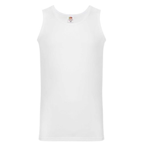 Fruit of the Loom 61098 Athletic Valueweight Vest atléta FEHÉR S-XXL méretek