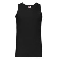   Fruit of the Loom 61098 Athletic Valueweight Vest atléta BLACK S-XXL méretek