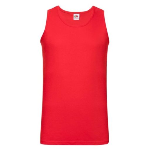 Fruit of the Loom 61098 Athletic Valueweight Vest atléta RED S-XXL méretek
