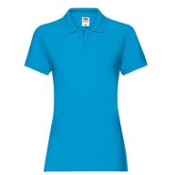   Fruit of the Loom 63030 LADY FIT Premium női póló AZURE BLUE XS-XXL méretek