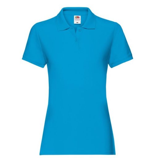 Fruit of the Loom 63030 LADY FIT Premium női póló AZURE BLUE XS-XXL méretek