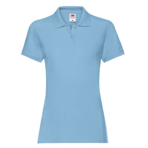 Fruit of the Loom 63030 LADY FIT Premium női póló SKY BLUE XS-XXL méretek