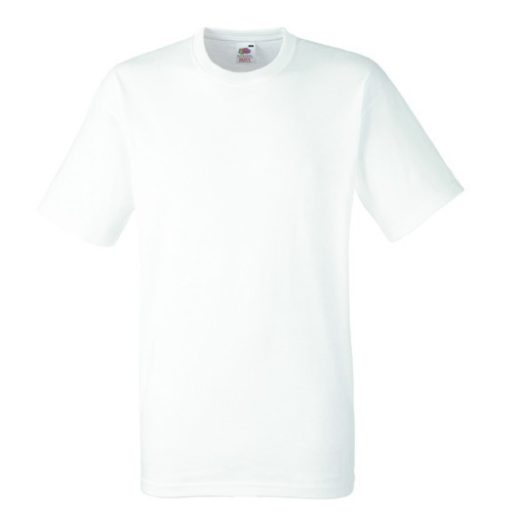Fruit of the Loom 61212 HEAVY T póló FEHÉR 3XL méretek 185g/m2