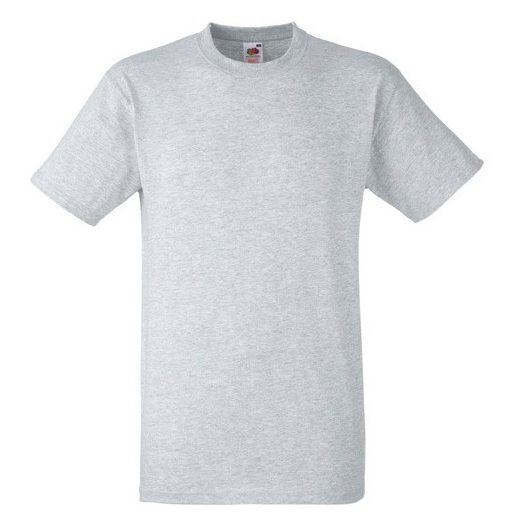 Fruit of the Loom 61212 HEAVY T póló HEATHER GREY 3XL méretek 195g/m2