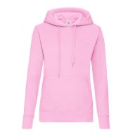   Fruit of the Loom 62038 női kapucnis pulóver LIGHT PINK S-XXL